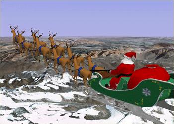 El camino google de Santa Claus